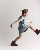 Toddler Girl Pointelle Long-Sleeve Top - Cream, image 5 of 7 slides