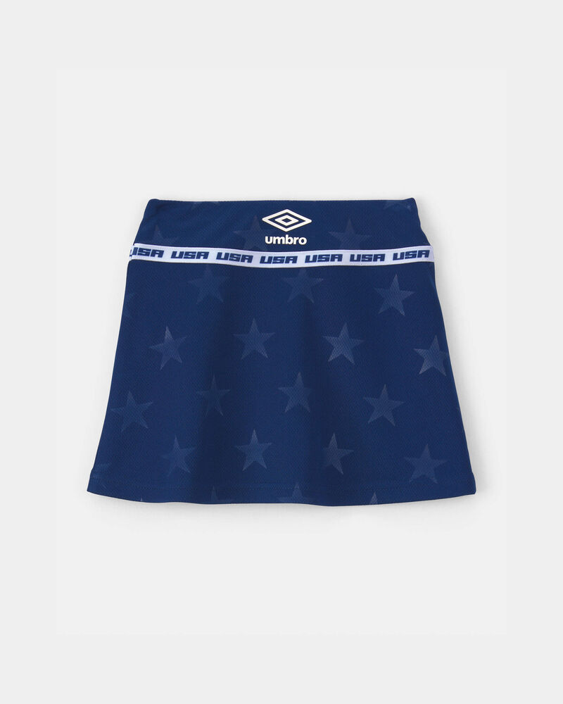 Girls Umbro USA Active Skort - Navy Blue, image 2 of 4 slides