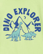 Toddler Boy Dino Explorer Graphic Tee - Green, image 2 of 3 slides
