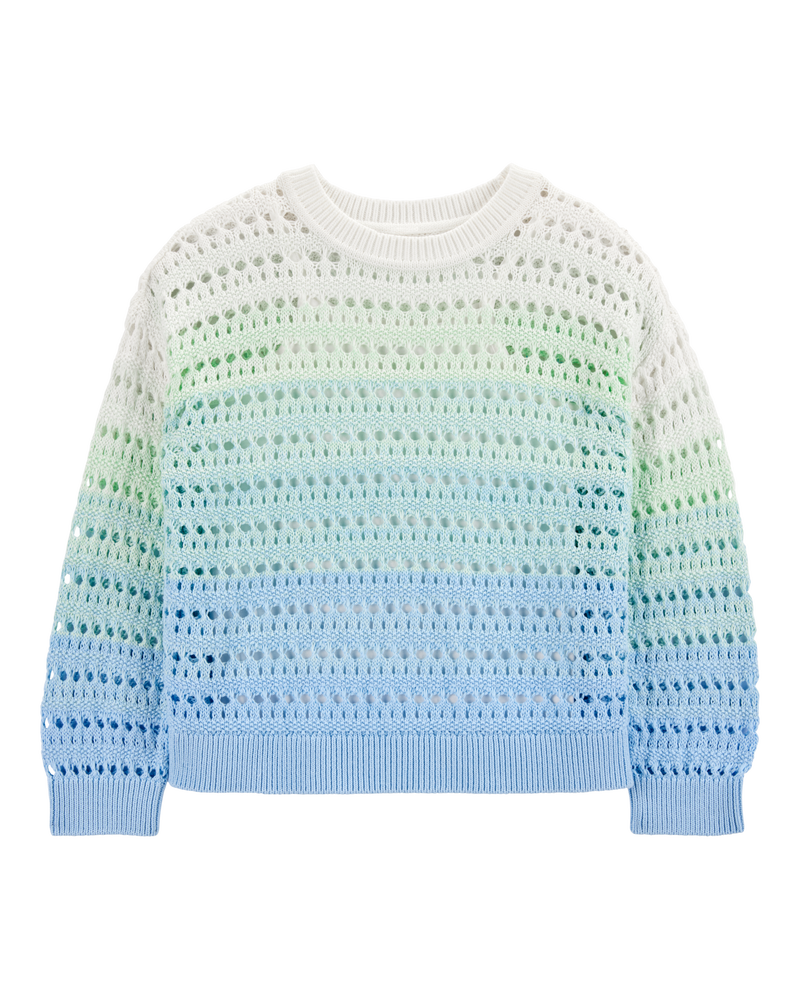 Kid 2-Piece Ombre Pullover Sweater & Utility Short Set, image 2 of 6 slides