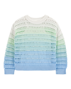 Kid 2-Piece Ombre Pullover Sweater & Utility Short Set, image 2 of 6 slides