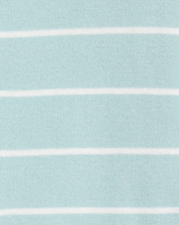 Toddler Boy 1-Piece Striped 100% Snug Fit Cotton Romper Pajamas - Blue, 