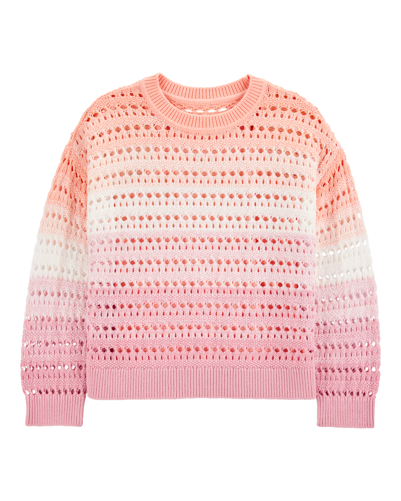 Kid 2-Piece Ombre Pullover Sweater & Utility Short Set, image 2 of 6 slides