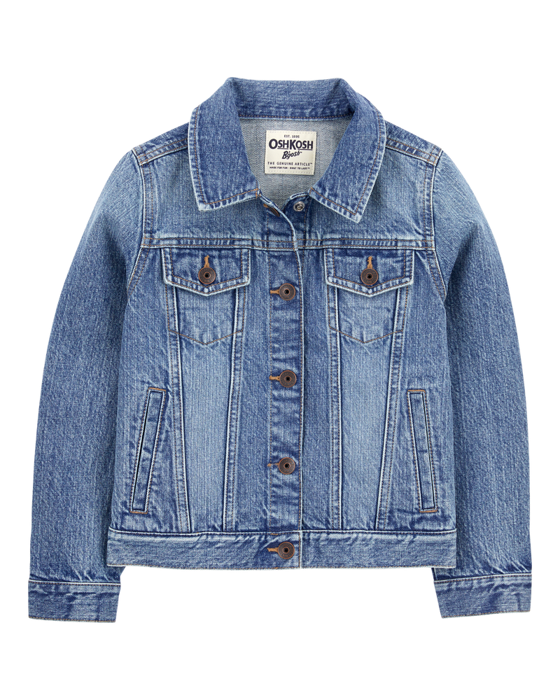 Kid Denim Jacket - Medium Wash, image 1 of 4 slides