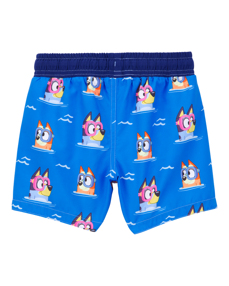 Toddler 2-Piece Bluey Rashguard & Swim Trunk Set, image 5 of 6 slides