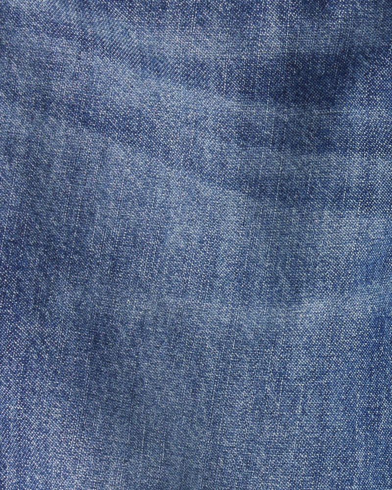 Toddler Boy Lined Medium Wash Straight Jeans, image 3 of 4 slides
