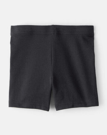 Toddler Girl 2-Pack Tumbling Shorts - Black/White, 