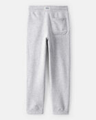 Boys Fleece Drawstring Joggers - Grey, image 2 of 4 slides