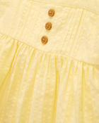 Baby Seersucker Tank Dress - Yellow, image 5 of 6 slides