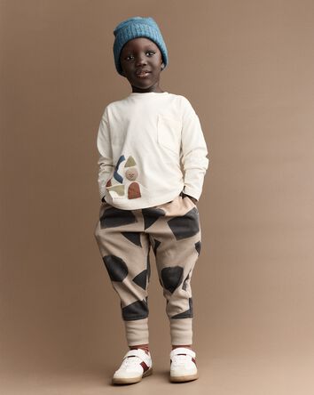 Toddler City Park&trade; Jogger Pant with Shapes - Khaki, 