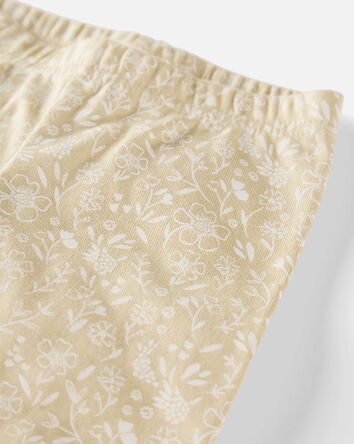 Baby Floral Print Organic Cotton 2-Piece Pajamas, 