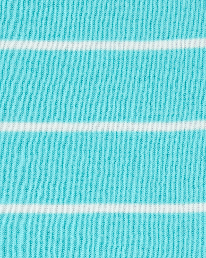 Baby Boy 4-Piece Striped Car 100% Snug Fit Cotton Pajamas - Blue, image 2 of 4 slides