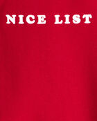 Toddler Boy DayDream Fleece Christmas Nice List Long-Sleeve Pullover Sweatshirt - Red, image 3 of 4 slides