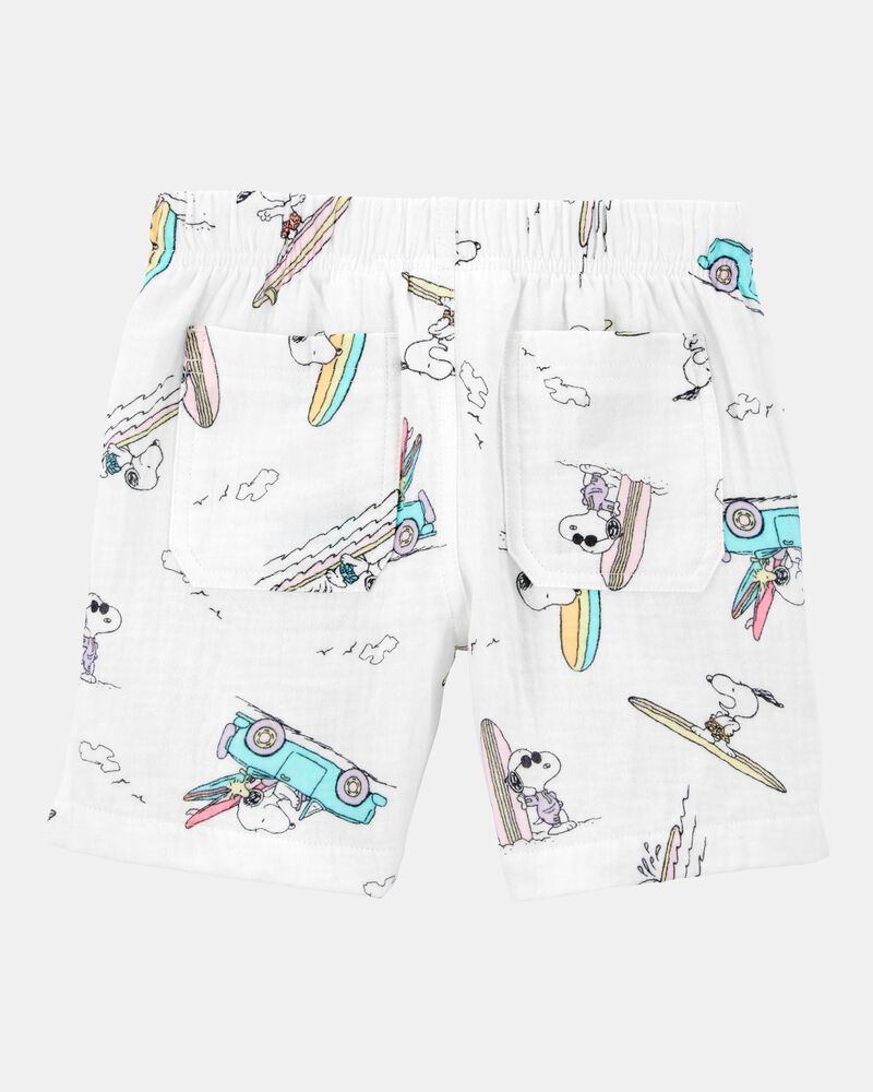 Toddler Snoopy 2-Piece Gauze Outfit Set, image 2 of 3 slides