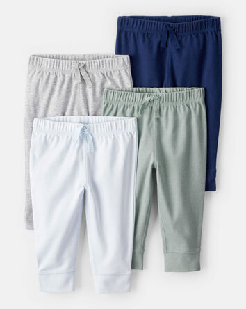 Baby 4-Pack Pull-On Pants, 