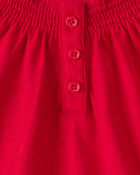 Toddler Girl Long-Sleeve Fashion Top - Red, image 2 of 3 slides