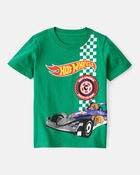 Toddler Boy Hot Wheels Racecar Short-Sleeve Graphic Tee - Green, image 1 of 2 slides
