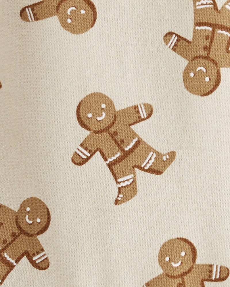 Baby 2-Piece Gingerbread Man Holiday Set Made with Organic Cotton, image 3 of 4 slides