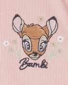 Baby 2-Piece Bambi Peplum Top & Bike Short Set - Pink, image 2 of 2 slides