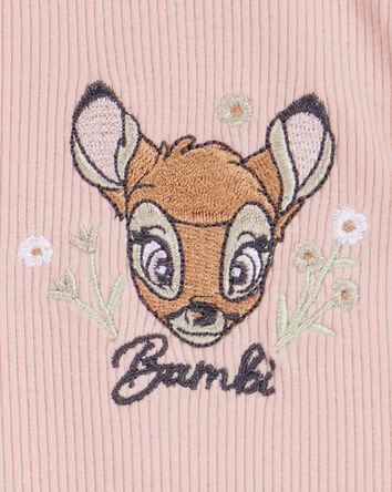 Baby 2-Piece Bambi Peplum Top & Bike Short Set - Pink, 