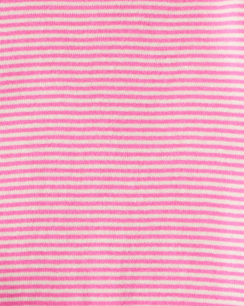 Baby Girl 3-Piece Fleece Vest Outfit Set - Pink, image 6 of 7 slides