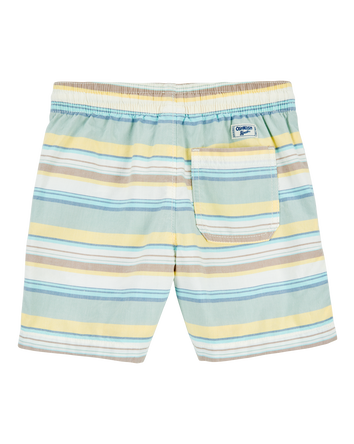 Kid Striped Pull-On Bermuda Shorts, 