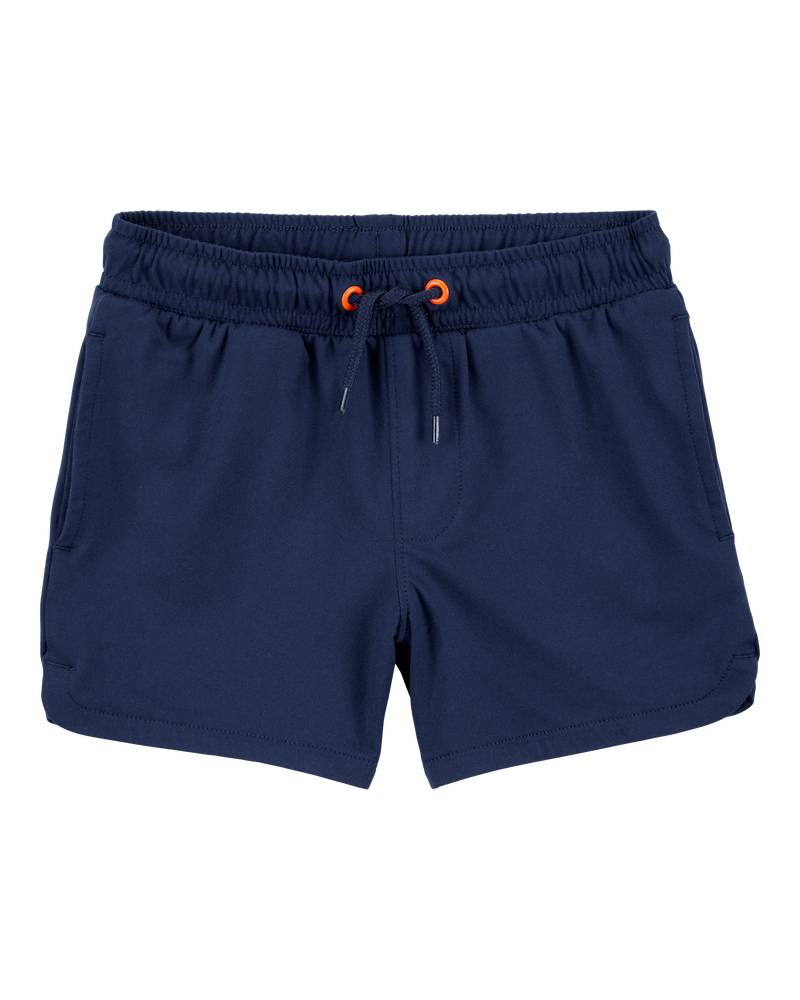 Toddler 2-Piece Active Muscle Tank & Pull-On Shorts Set - Blue, image 4 of 8 slides