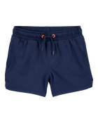 Toddler 2-Piece Active Muscle Tank & Pull-On Shorts Set - Blue, image 4 of 8 slides