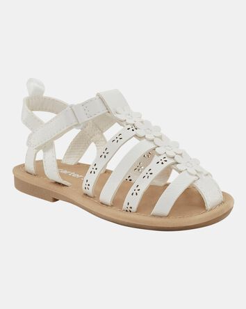 Toddler Casual Sandals - White, 