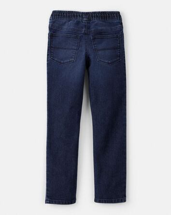 Boys Tapered Denim Jeans - Blue, 