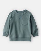Baby Boy 2-Piece DayDream Fleece Long-Sleeve Sweatshirt & Joggers Set - Green, image 2 of 6 slides