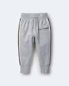 Toddler Fleece Jogger Pant - Heather Grey, image 2 of 7 slides