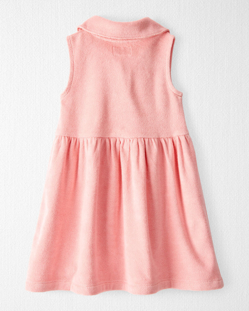 Toddler French Terry Dress Made with Organic Cotton, image 2 of 5 slides