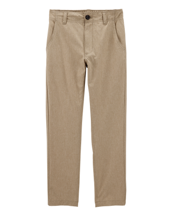 Boys Active Uniform Pull-On Pants - Khaki, 
