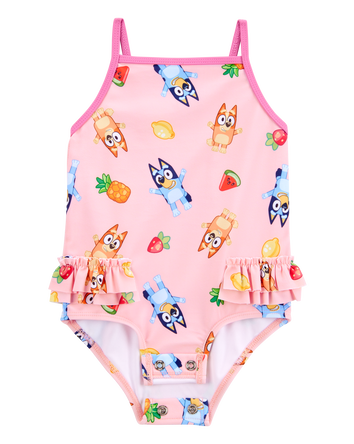 Baby Girl Bluey&trade; 1-Piece Swimsuit - Pink, 