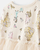 Baby Girl Disney Princess Long-Sleeve Tutu Dress, image 3 of 4 slides