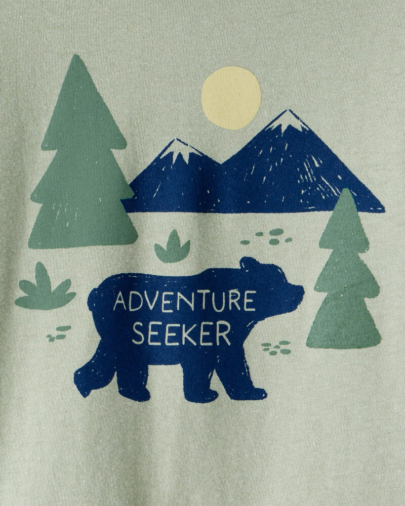 Toddler Boy Adventure Seeker Long-Sleeve Graphic Tee - Green, image 2 of 3 slides