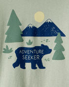 Toddler Boy Adventure Seeker Long-Sleeve Graphic Tee - Green, image 2 of 3 slides
