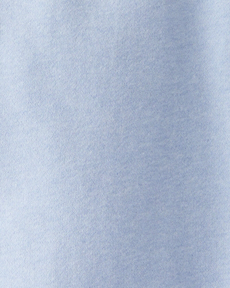 Girls 2-Piece Oversized "Currently Offline" Sweatshirt & Drawstring Pants Set - Blue, image 5 of 7 slides