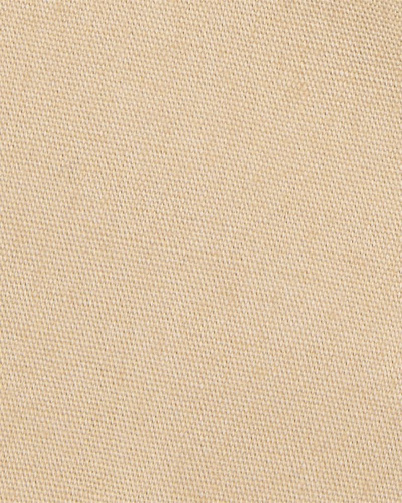 Baby Boy Suspender Shorts - Khaki, image 3 of 4 slides