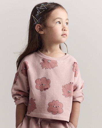 Toddler Girl Squish Long-Sleeve Pullover - Light Pink, 