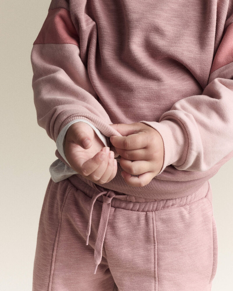 Toddler Girl Linda Wide Leg Pant - Mauve, image 5 of 6 slides