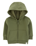 Baby Zip-Up Fleece Hoodie, image 1 of 3 slides