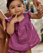 Baby 3-Piece Seahorse Little Diaper Cover Set, image 4 of 5 slides