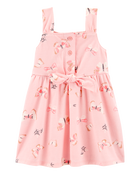 Baby Butterfly Tank Dress - Pink, image 1 of 5 slides