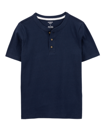Kid Short-Sleeve Henley Tee, 