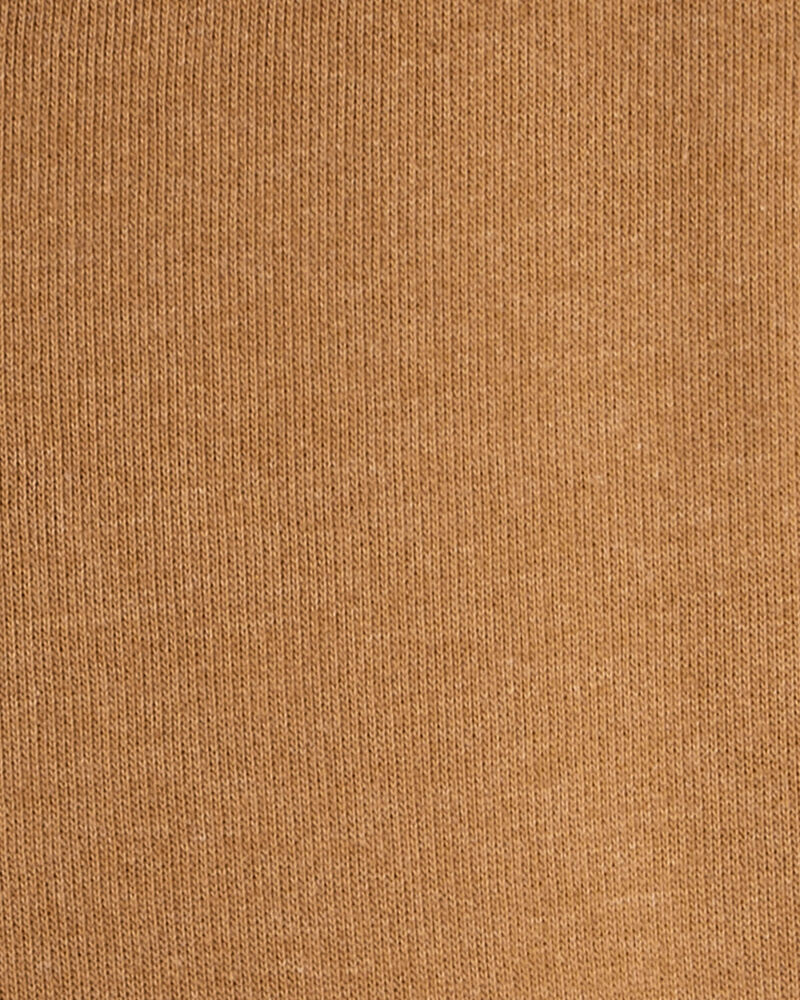 Baby Boy Long-Sleeve Hooded Zip-Up Jacket - Brown, image 2 of 3 slides