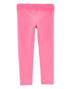 Baby Girl Cotton Stretch Leggings - Pink, image 1 of 4 slides
