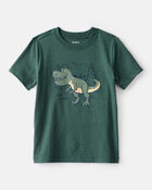 Toddler Boy Dinosaur Short-Sleeve Graphic Tee - Green, image 1 of 3 slides