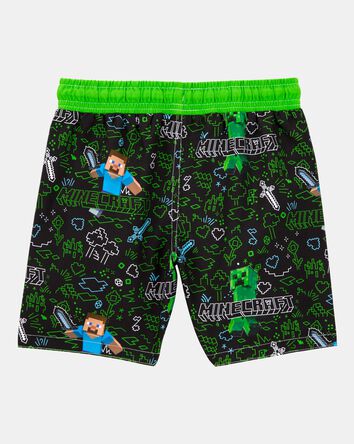 Boys Minecraft&reg; Swim Trunks - Green, 